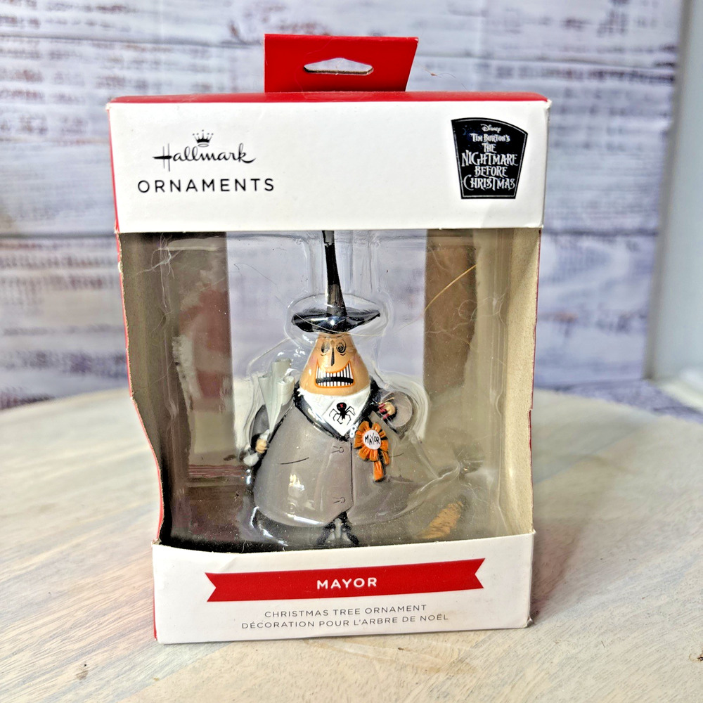 Hallmark The Nightmare Before Christmas Mayor Ornament Disney Tim Burton